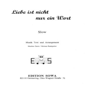 Klassische Musik Noten - Liebe ist nicht nur ein Wort von Martino Dario (Slow)